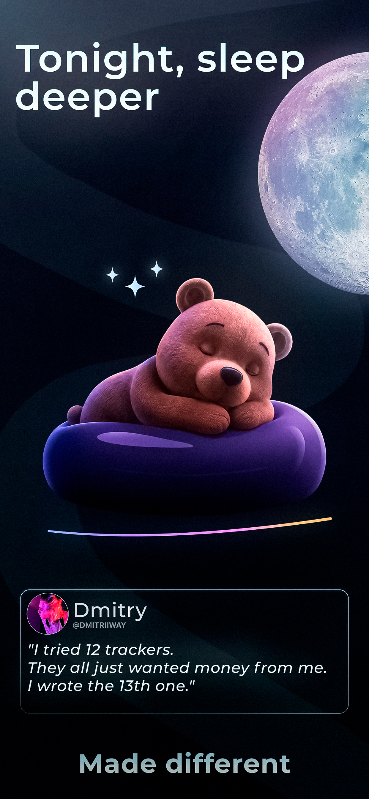 Sleep Tracker AI sleep screen
